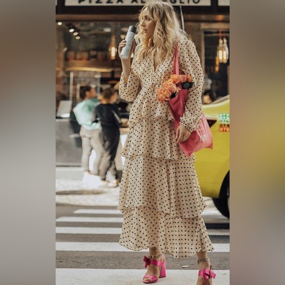 Zara Dresses & Skirts - Zara Polka Dot Tiered Dress